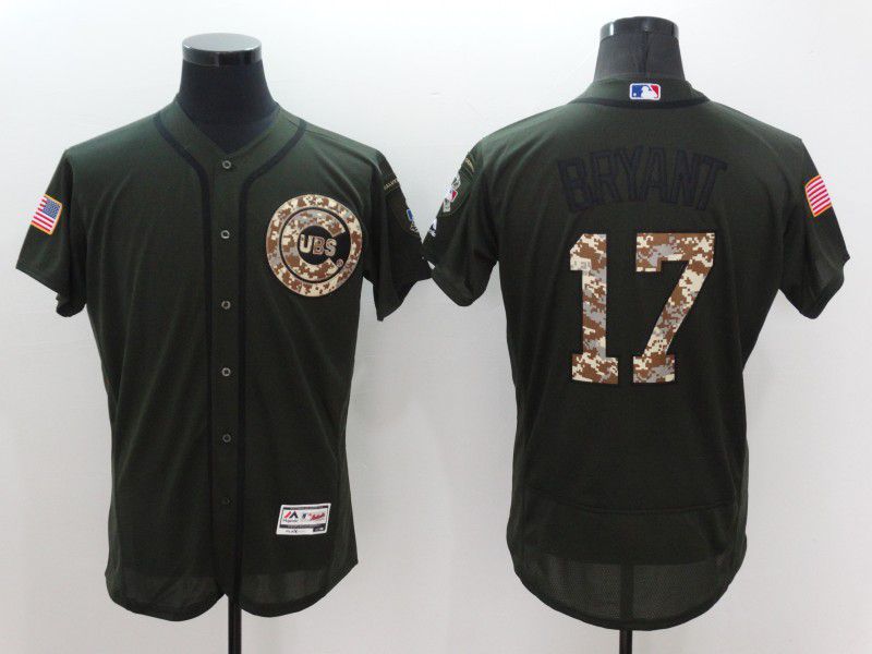 Men Chicago Cubs #17 Bryant Green Elite 2021 MLB Jerseys->chicago white sox->MLB Jersey